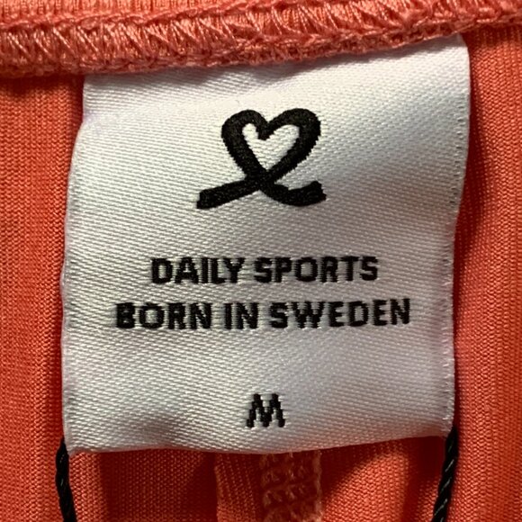 Daily Sports Womens Activewear Lazio Skort Sz Med Coral Color Made in Sweden NWT - Picture 5 of 9